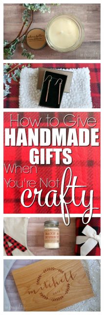 Handmade Gift Ideas for the Holidays - An Exercise in Frugality