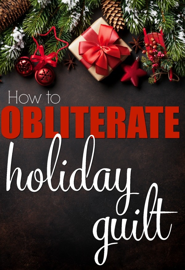 How to Obliterate Holiday Guilt- Holiday guilt comes in many forms, but you can get rid of holiday guilt with a few simple tricks. Moms, I'm looking at you. Don't let your in-laws, your children, your PTA moms or anyone else make you feel guilty this holiday season.