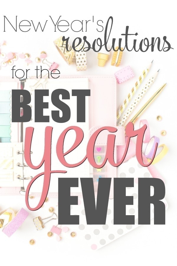 Looking for the perfect New Year's Resolutions? We have you covered! There's tons of ideas here, but more importantly there's actionable steps to show you how to keep your New Year's Resolutions! Happy New Year, and make 2018 absolutely amazing!