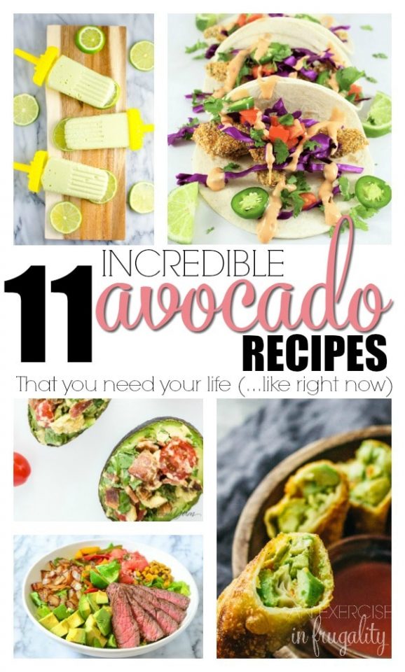 11 Easy Avocado Recipes - An Exercise in Frugality