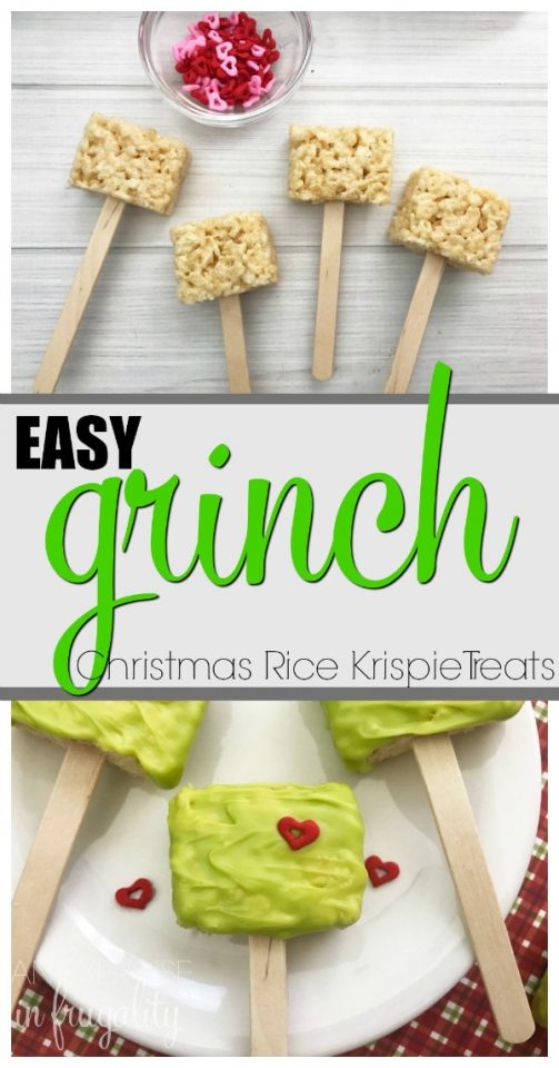 Grinch Christmas Rice Krispies Treats Recipe An Exercise Grinch Christmas Rice Krispies Treats Recipe An Exercise