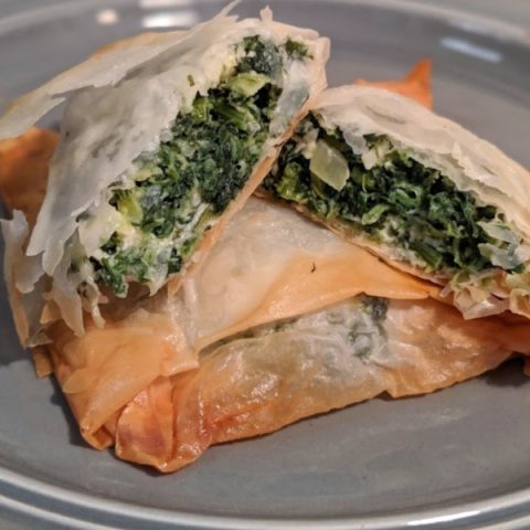 Homemade Spanakopita