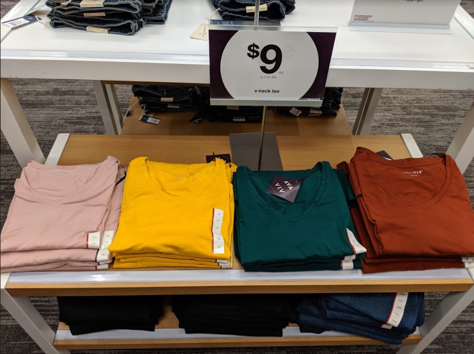 cheap plus size t shirts at Target