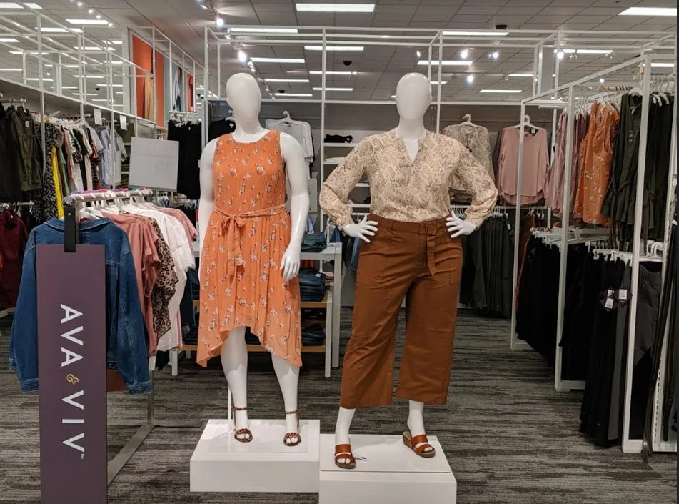 Ava and Viv plus size clothing at target